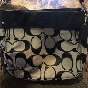 Black Coach bag, never used